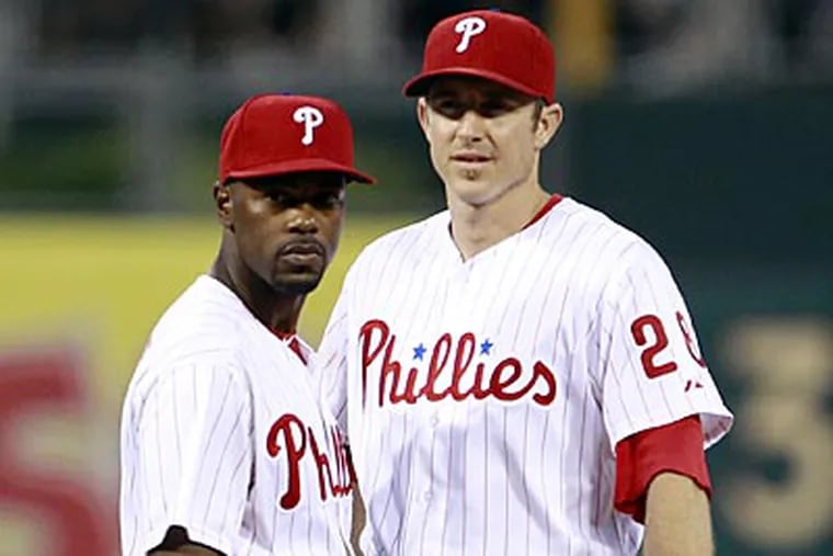 Rollins, Utley power Phillies to third straight victory