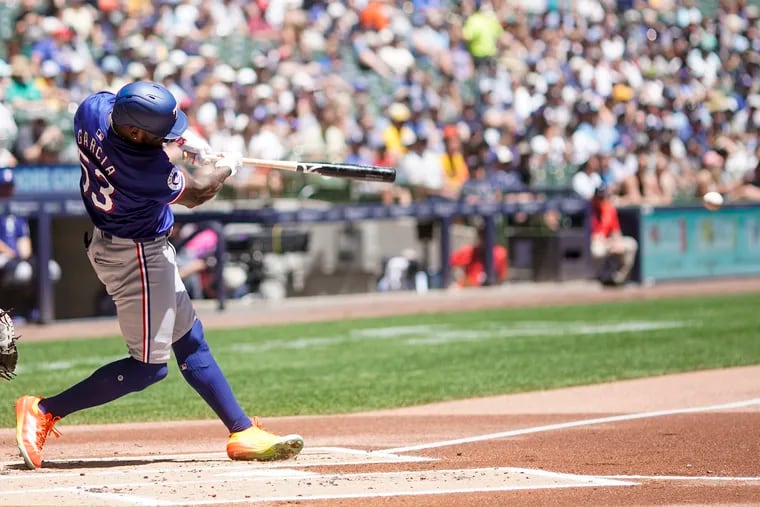 Adolis García will compete in the Home Run Derby at his home field.