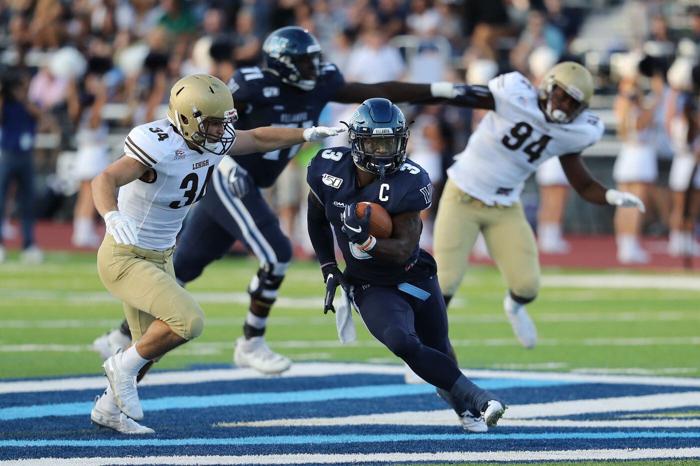 Villanova Tailback And Nursing Student Justin Covington Is