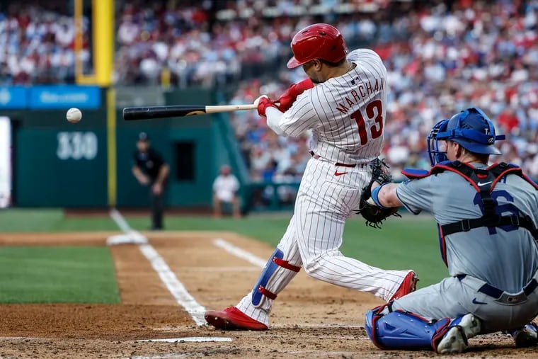 Phillies catcher Rafael Marchán went a perfect 3-for-3 at the plate on Tuesday.