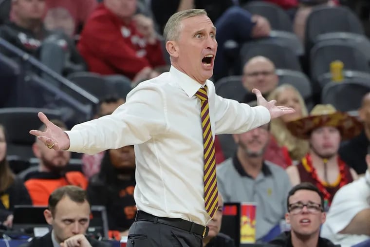 Arizona State coach Bobby Hurley has led the Sun Devils back to the NCAA Tournament for the first time since 2019. Arizona State is a slim favorite to defeat Nevada in a First Four matchup on Wednesday in Dayton, Ohio. (Photo by Ethan Miller/Getty Images)