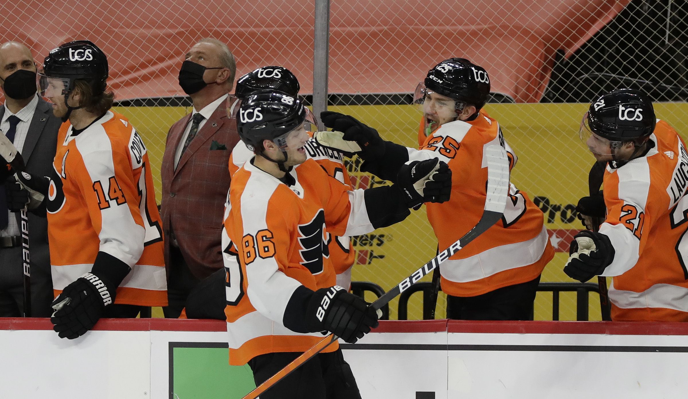 Philadelphia Flyers Phil Myers and Morgan Frost will miss