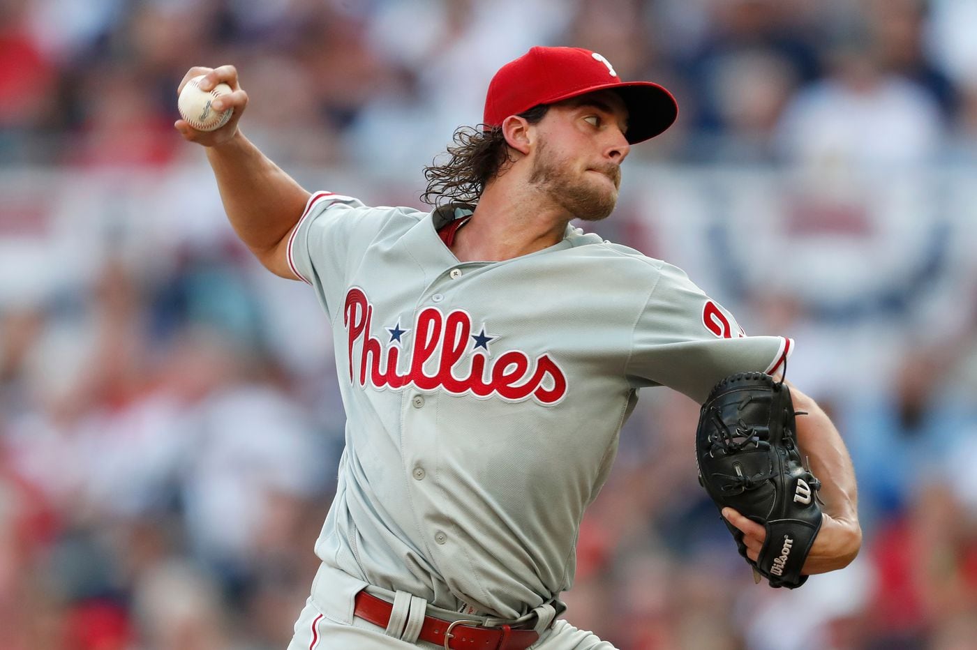 Aaron Nola dominates Braves to lift Phillies to seriesopening victory