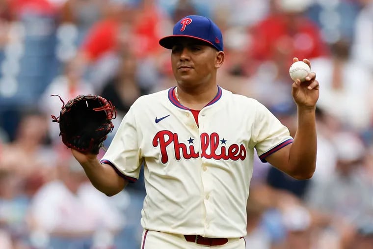 Ranger Suarez hasn't pitched for the Phillies since July 22 because of soreness in his lower back.