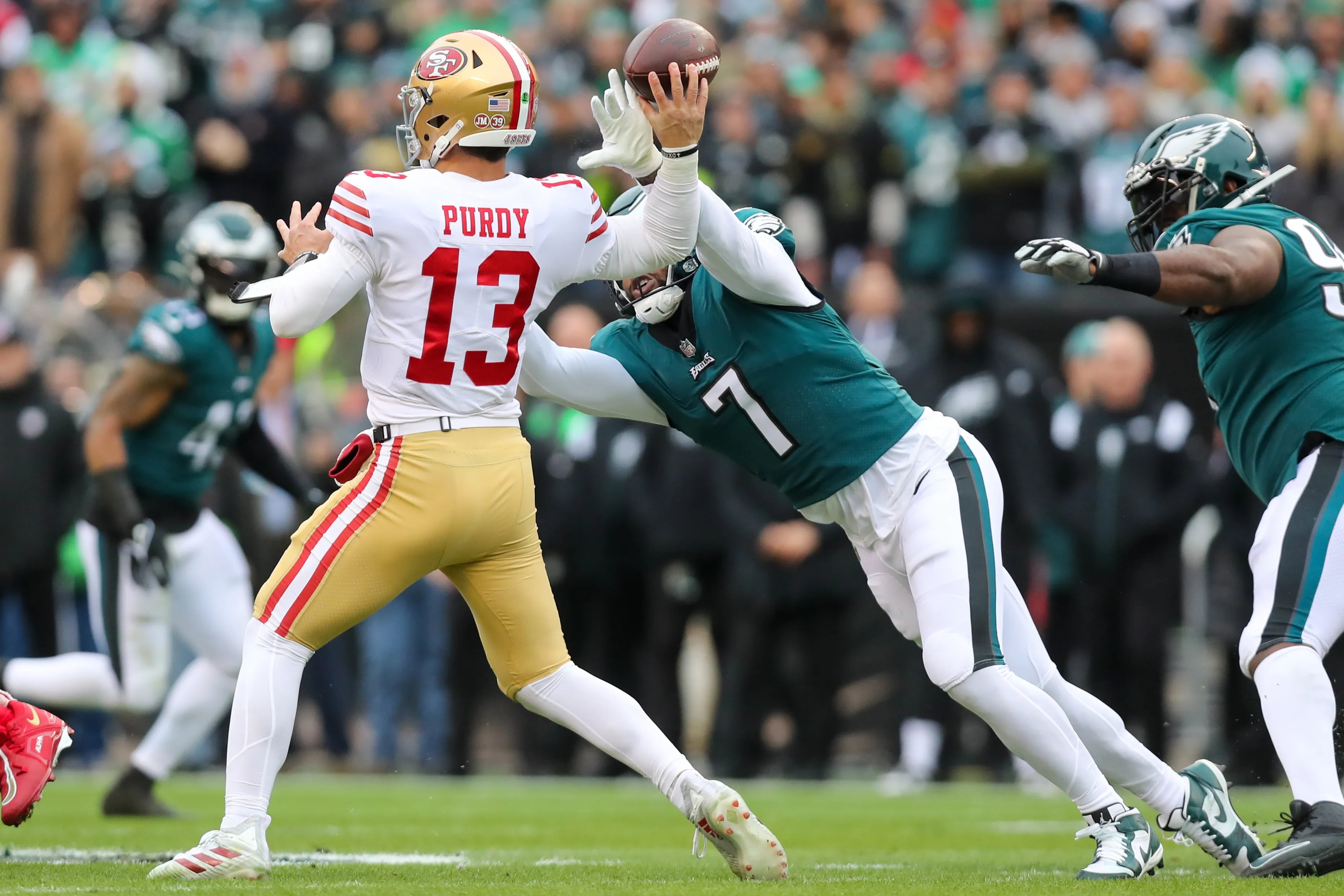 Brock Purdy, 49ers ousted by Eagles in NFC title game