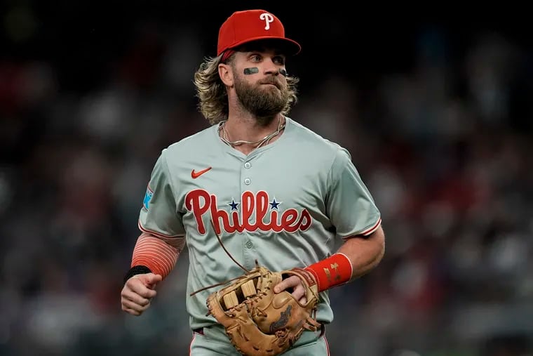 "We should come in here wanting to win games. It doesn’t matter how far [ahead] you are, or anything like that," Bryce Harper says of the Phillies' series in Atlanta.