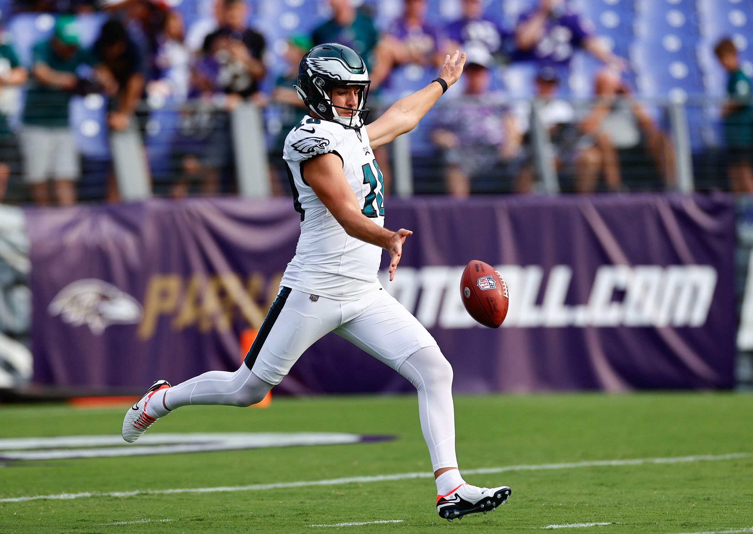 Eagles roster: Arryn Siposs, Britain Covey hope to get called up for opener