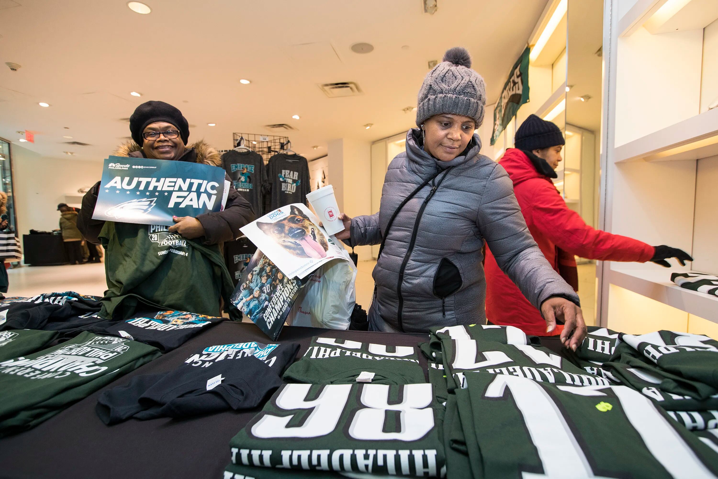 Philadelphia Eagles jerseys bring empowerment to local budoir