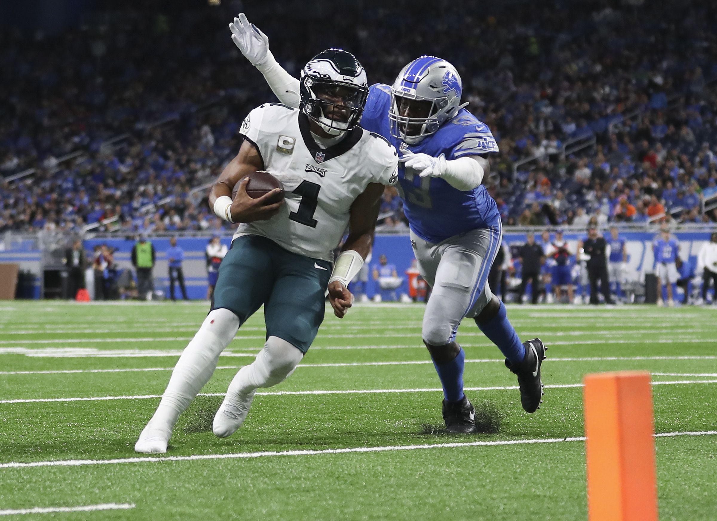 Eagles-Lions in-game updates