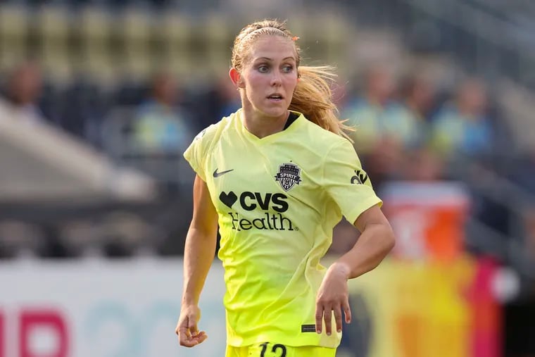 South Jersey native Brittany Ratcliffe will be back at Subaru Park on Sunday when her Washington Spirit play Gotham FC.