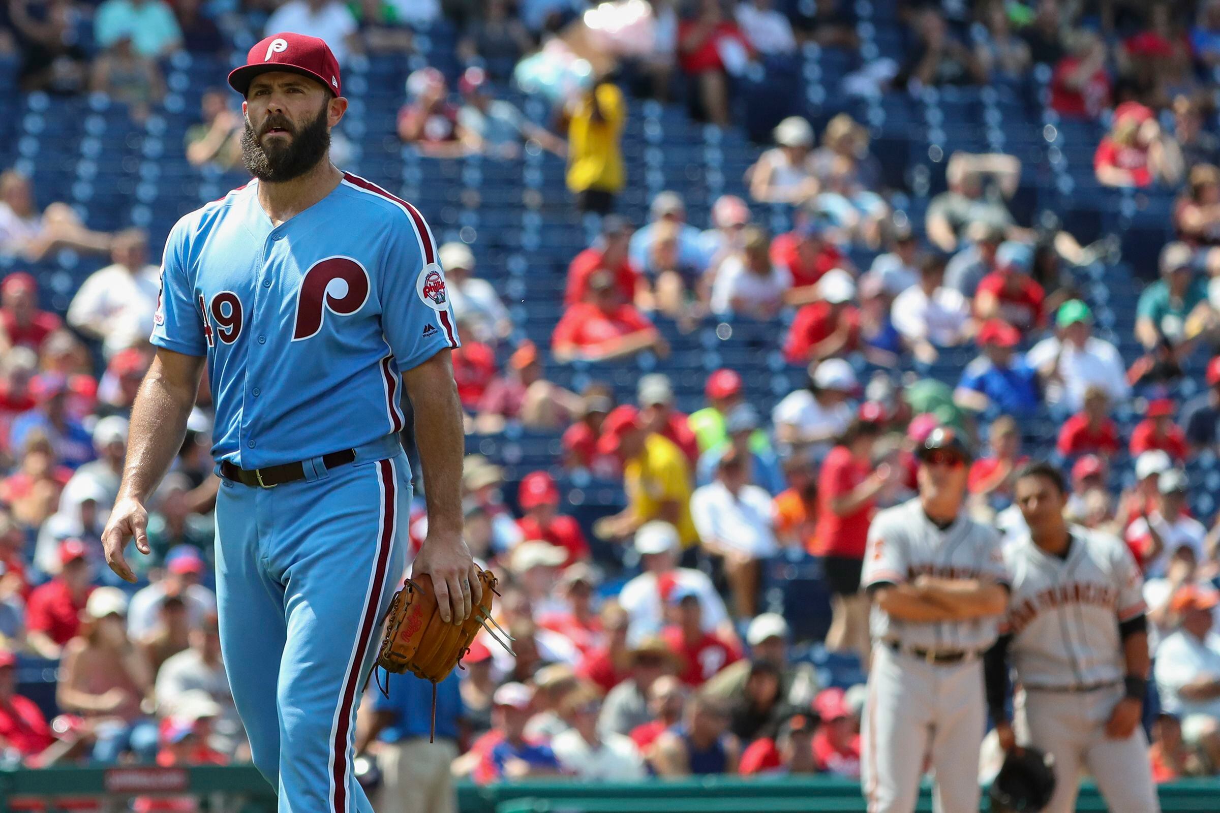 Jake Arrieta season-ending surgery: Phillies right-hander unlikely to pitch  again - Sports Illustrated