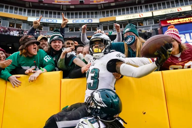 Thanks to Rodney McLeod's big play, it's OK to enjoy the Eagles' present.  Worry about their future later.