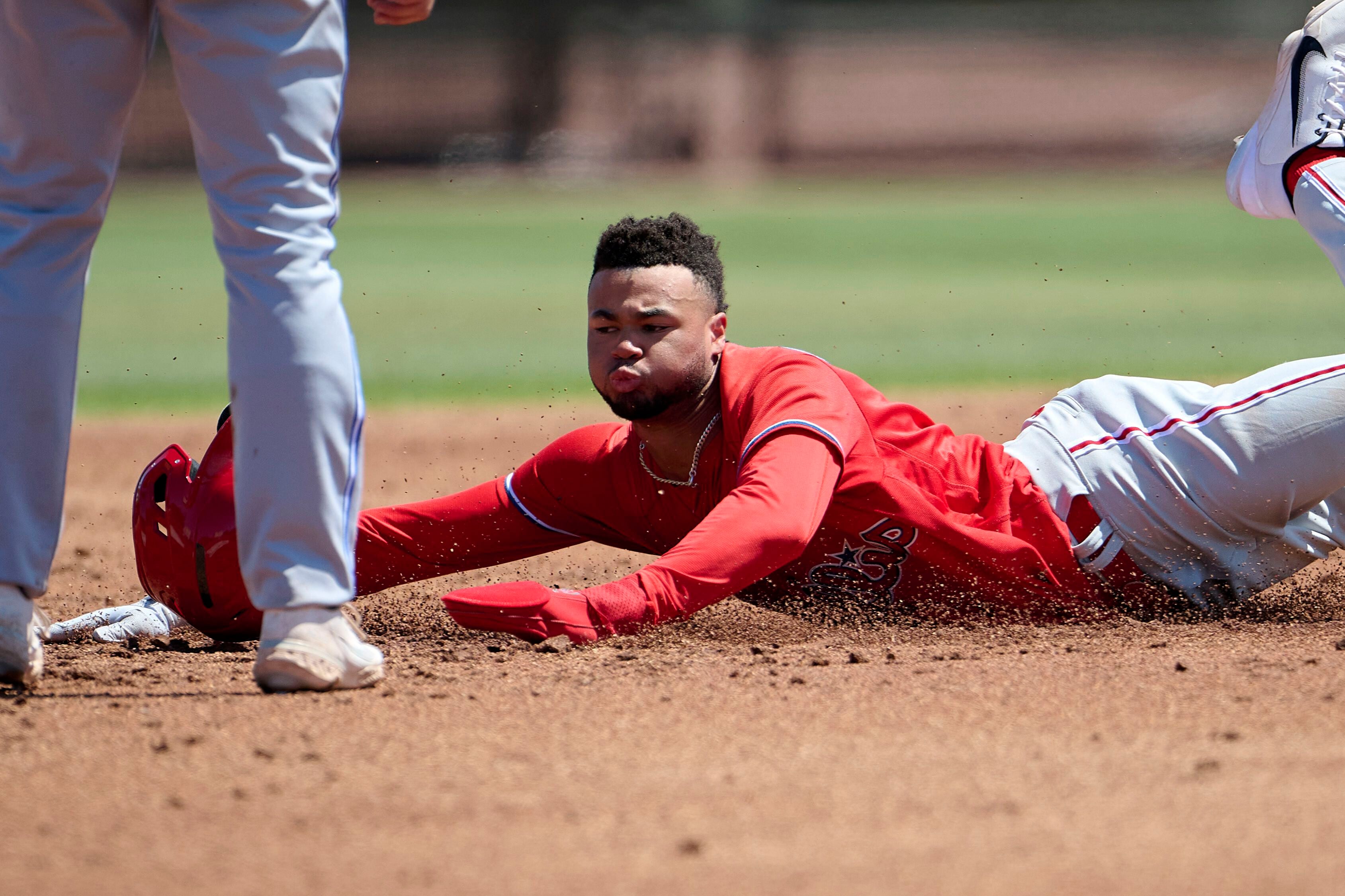 MLB Pipeline on X: Justin Crawford collects his first career 4-hit game,  tallying a triple and a double. The #Phillies' 2022 first-rounder bumps his  average up to .338 for Single-A Clearwater.  /