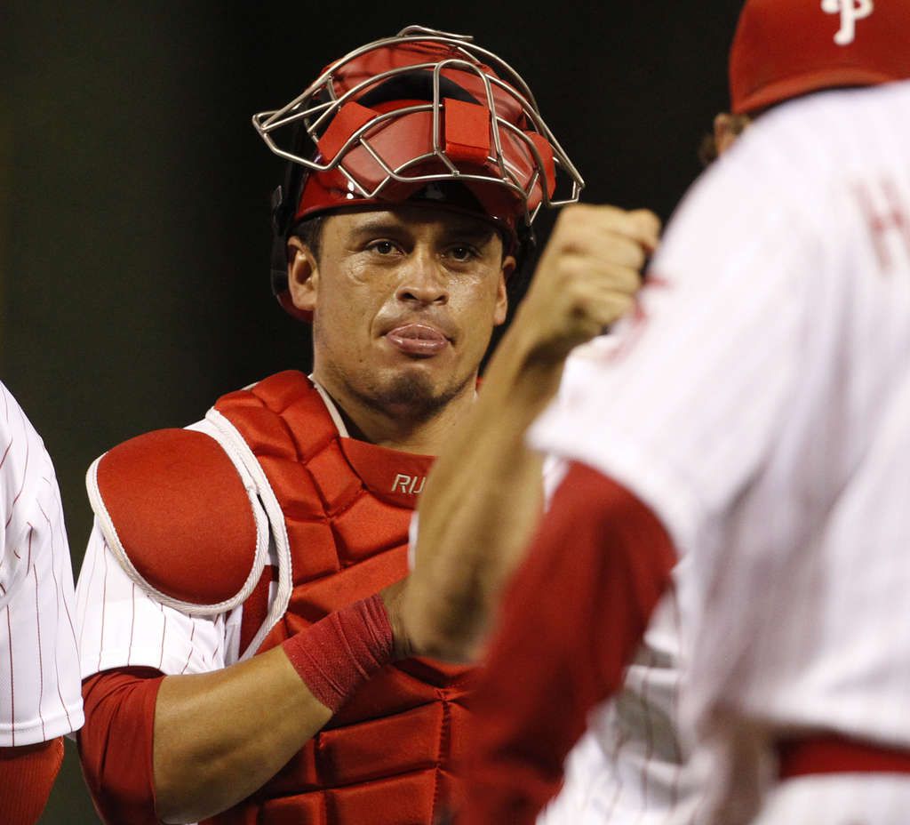 Phillies exercise Carlos Ruiz's 2013 option - MLB Daily Dish