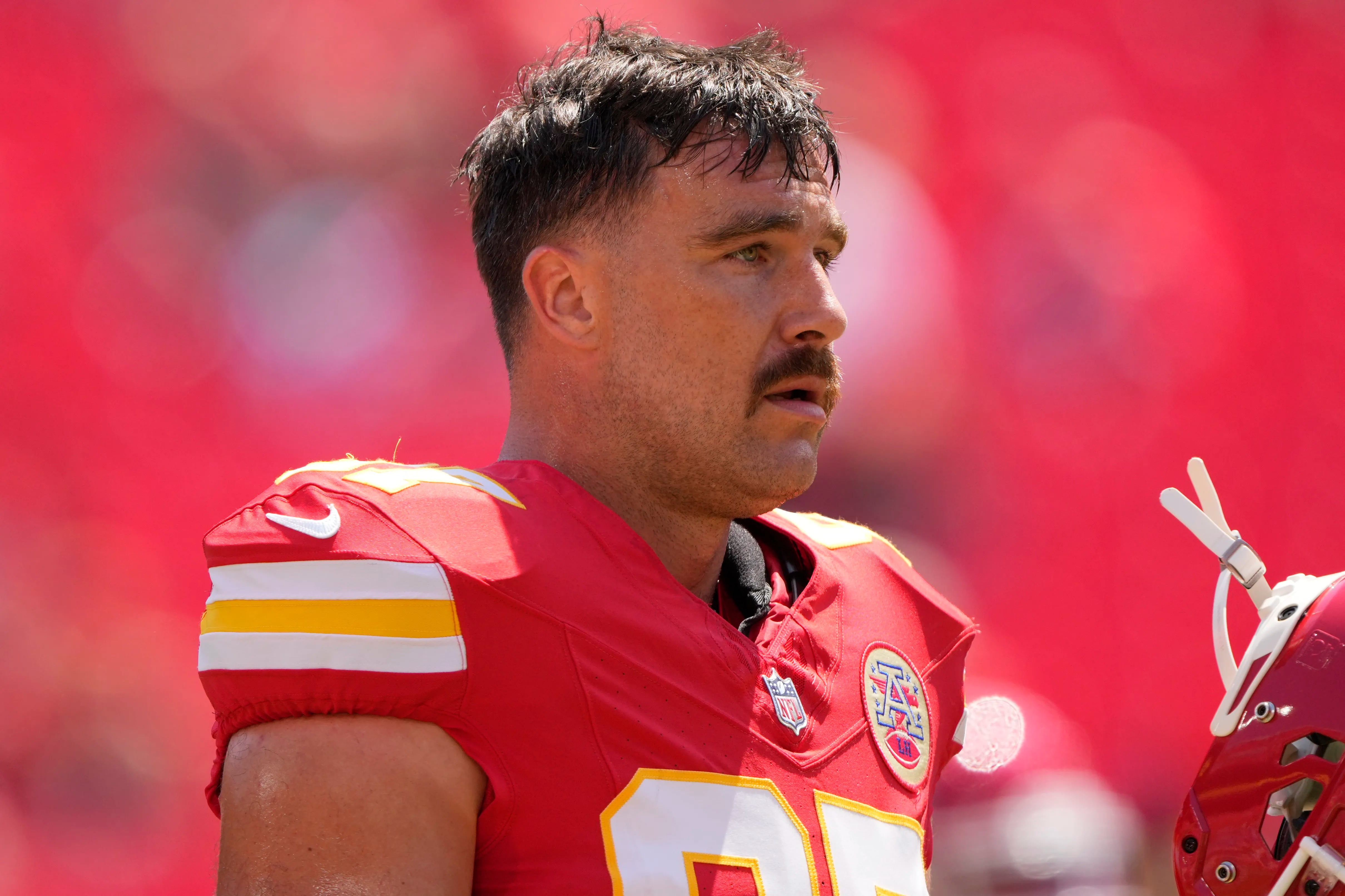 Chiefs tight end Travis Kelce is healthy entering the season. 