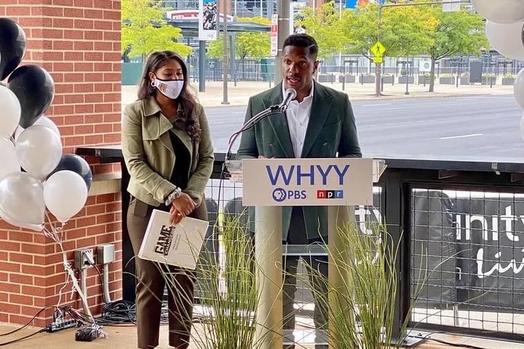Rodney McLeod and his wife Erika plan to create better educational opportunities through their partnership with WHYY.