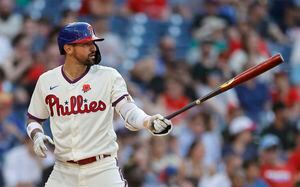 Castellanos Curse' continues as Nick Castellanos interrupts serious  conversation with first hit in Phillies jersey