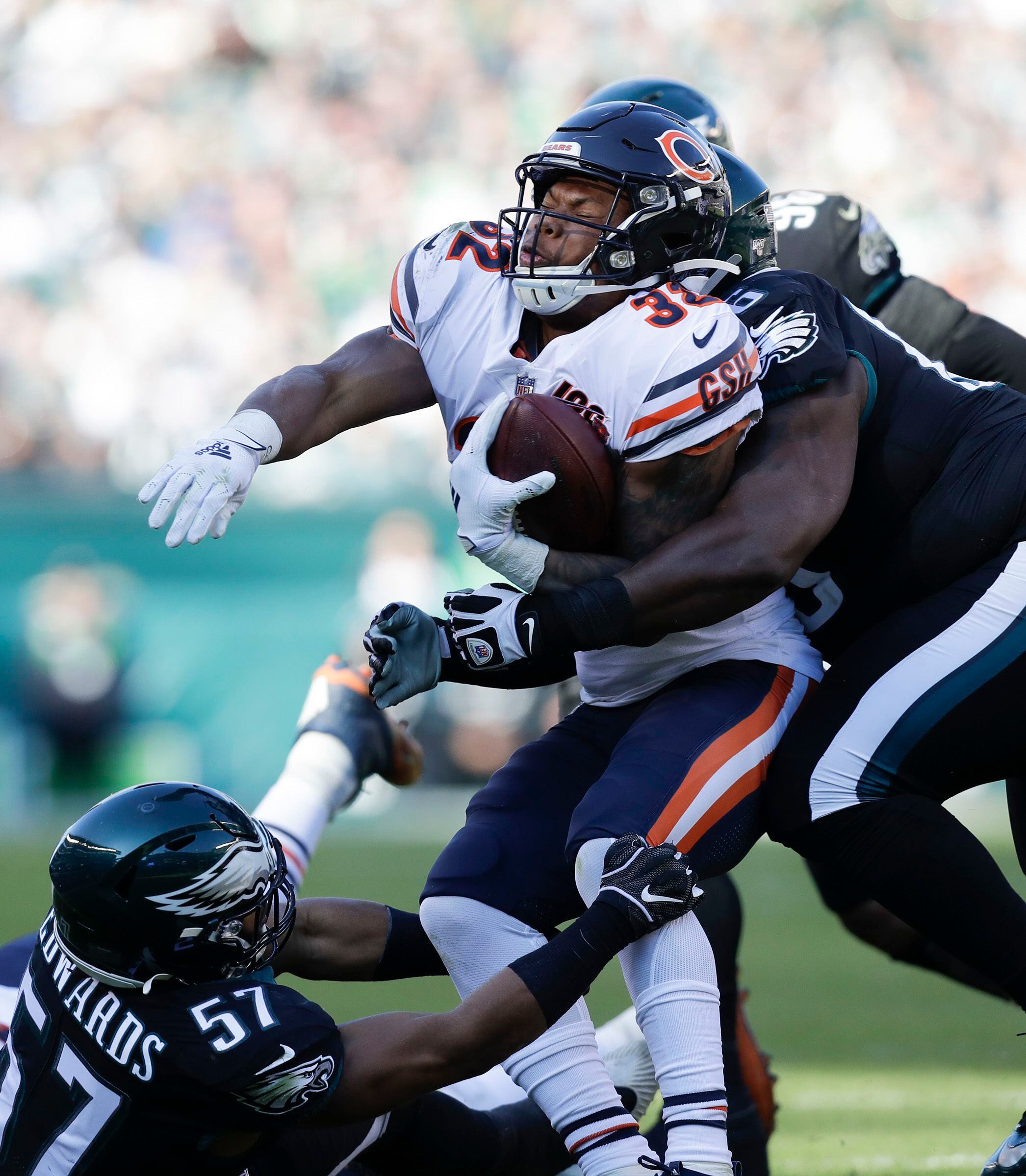 As Philadelphia Eagles' Jordan Howard approaches Chicago Bears reunion, his  past keeps him unfazed 