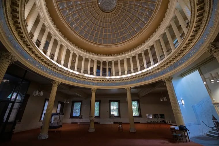 An inside look at the First Bank of the United States, which is set to reopen as a museum in time for the nation's 250th birthday celebration in 2026.