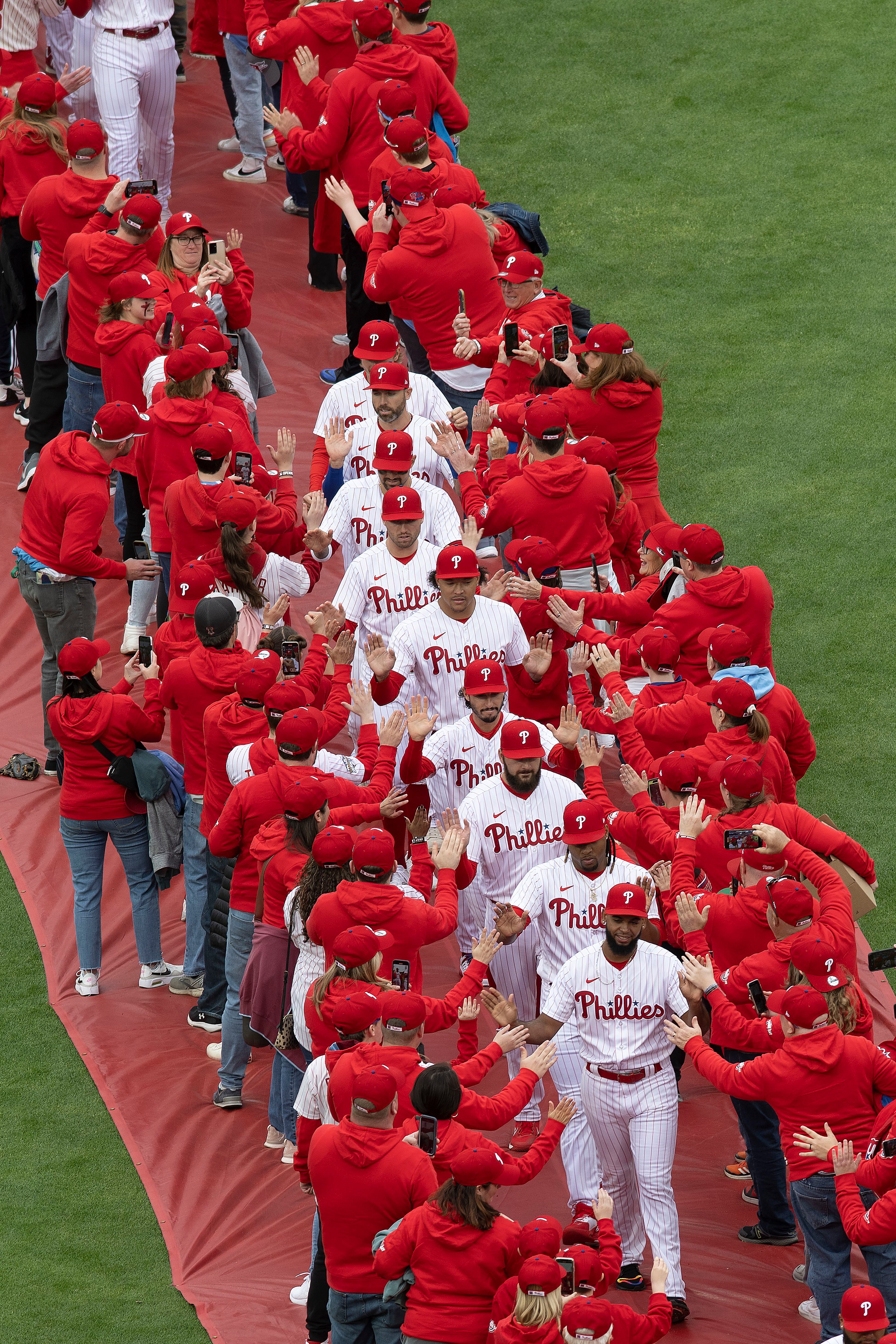 Philadelphia Phillies fan injured by flying hot dog launched by