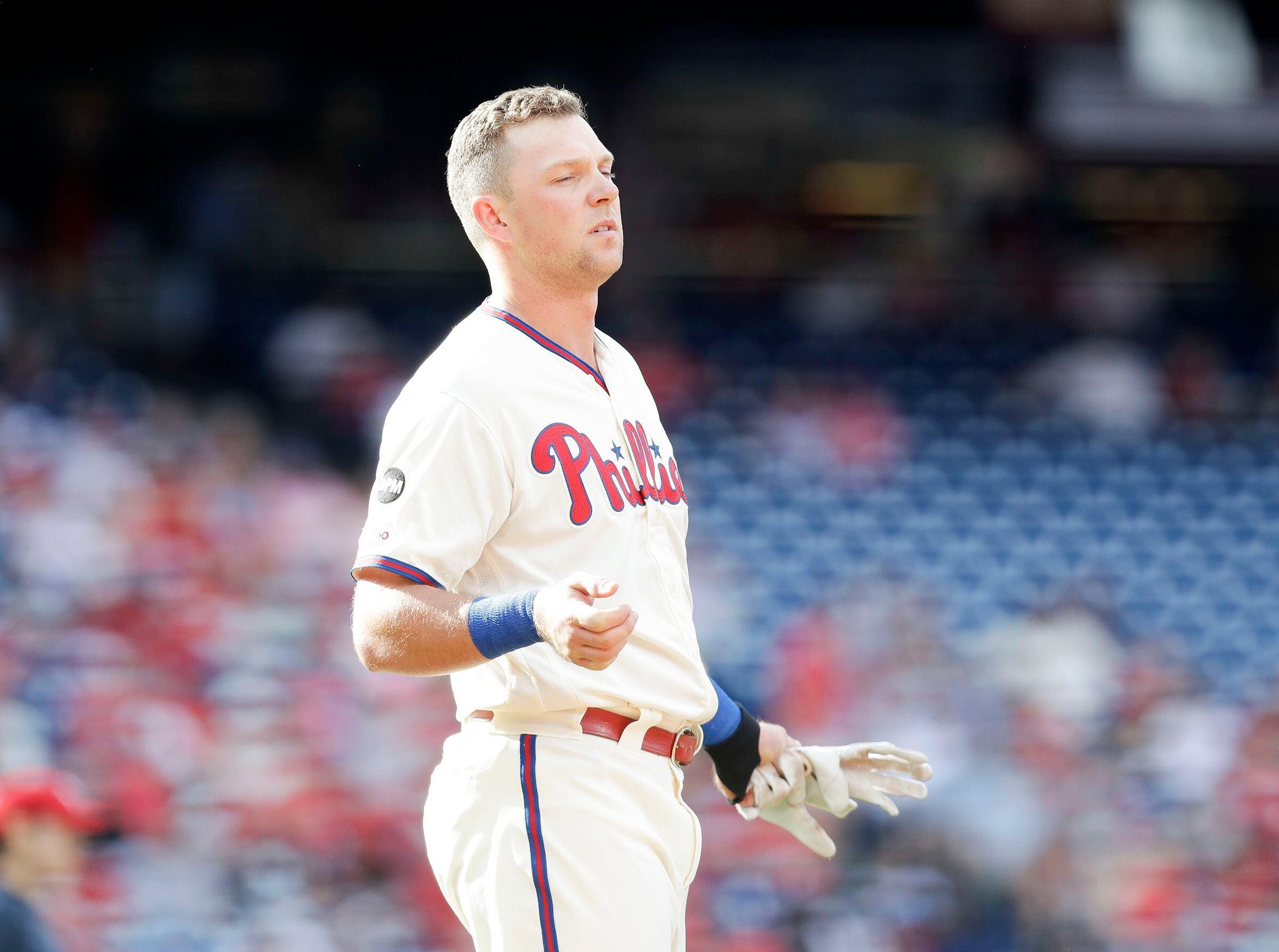 Rhys Hoskins Philadelphia Phillies Alternate Cream Baseball Player Jer —  Ecustomily