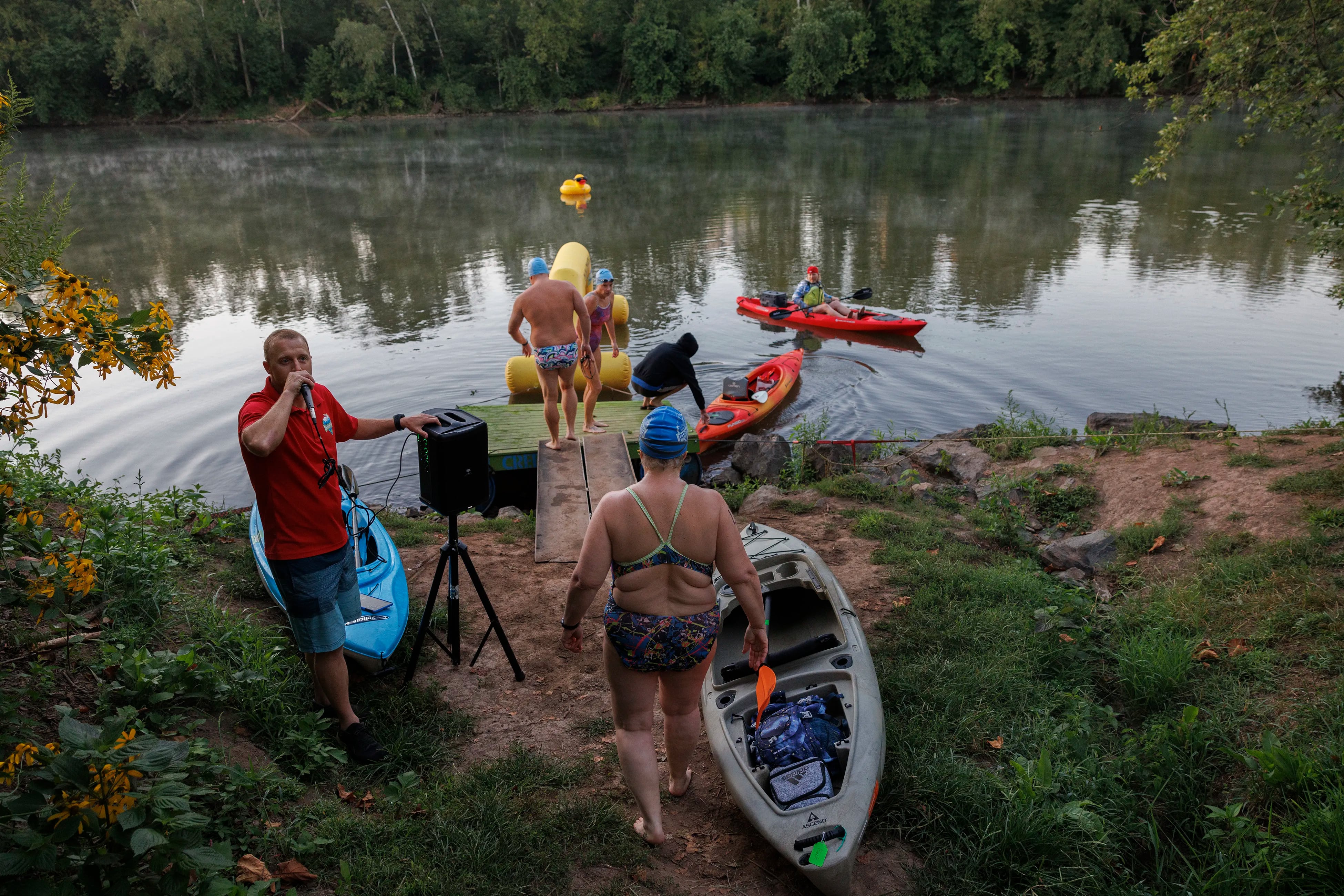 French Creek Racing Supports Open-Water Swimmers