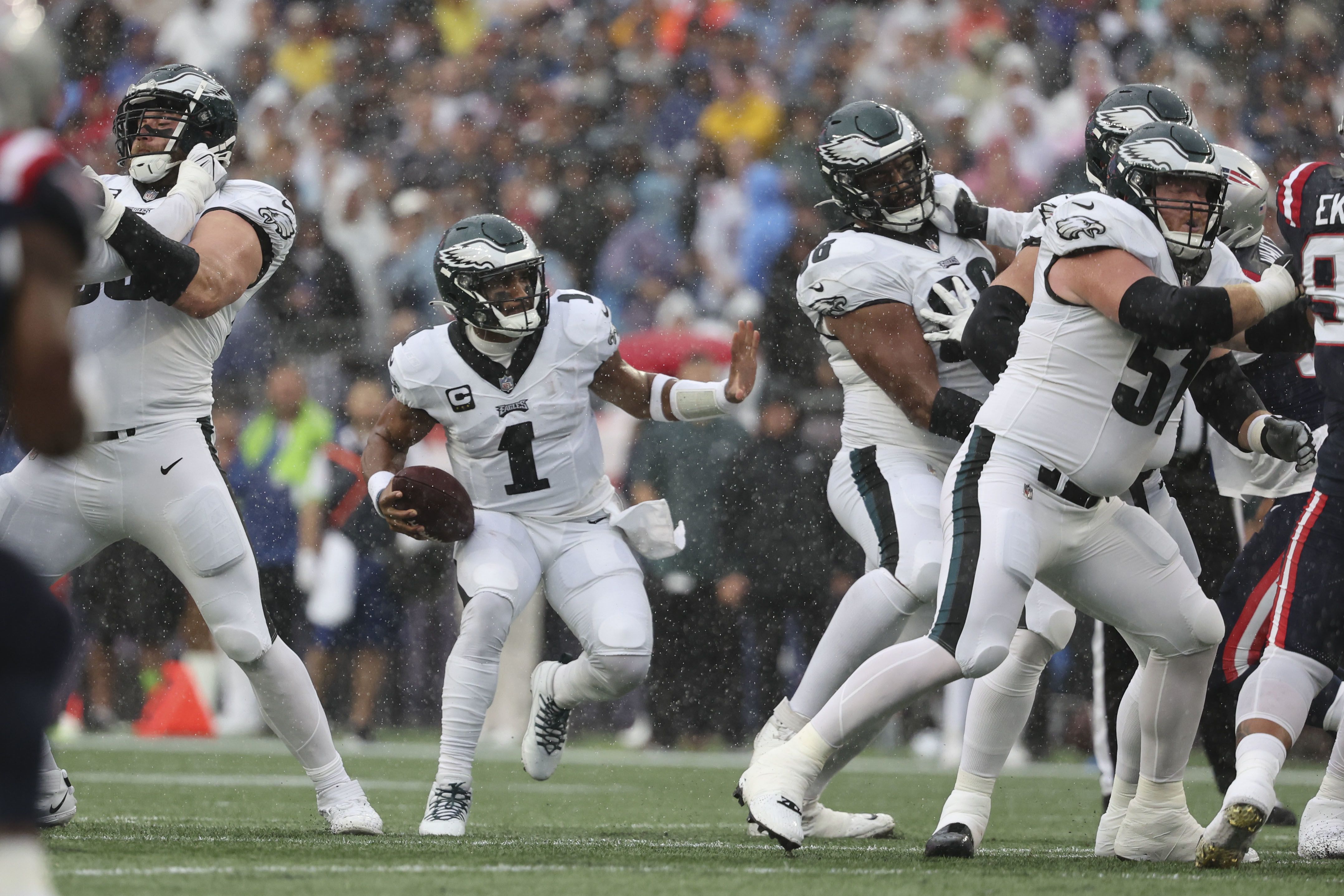 Eagles struggle to make sense when explaining baffling use of RBs in win  vs. Patriots 