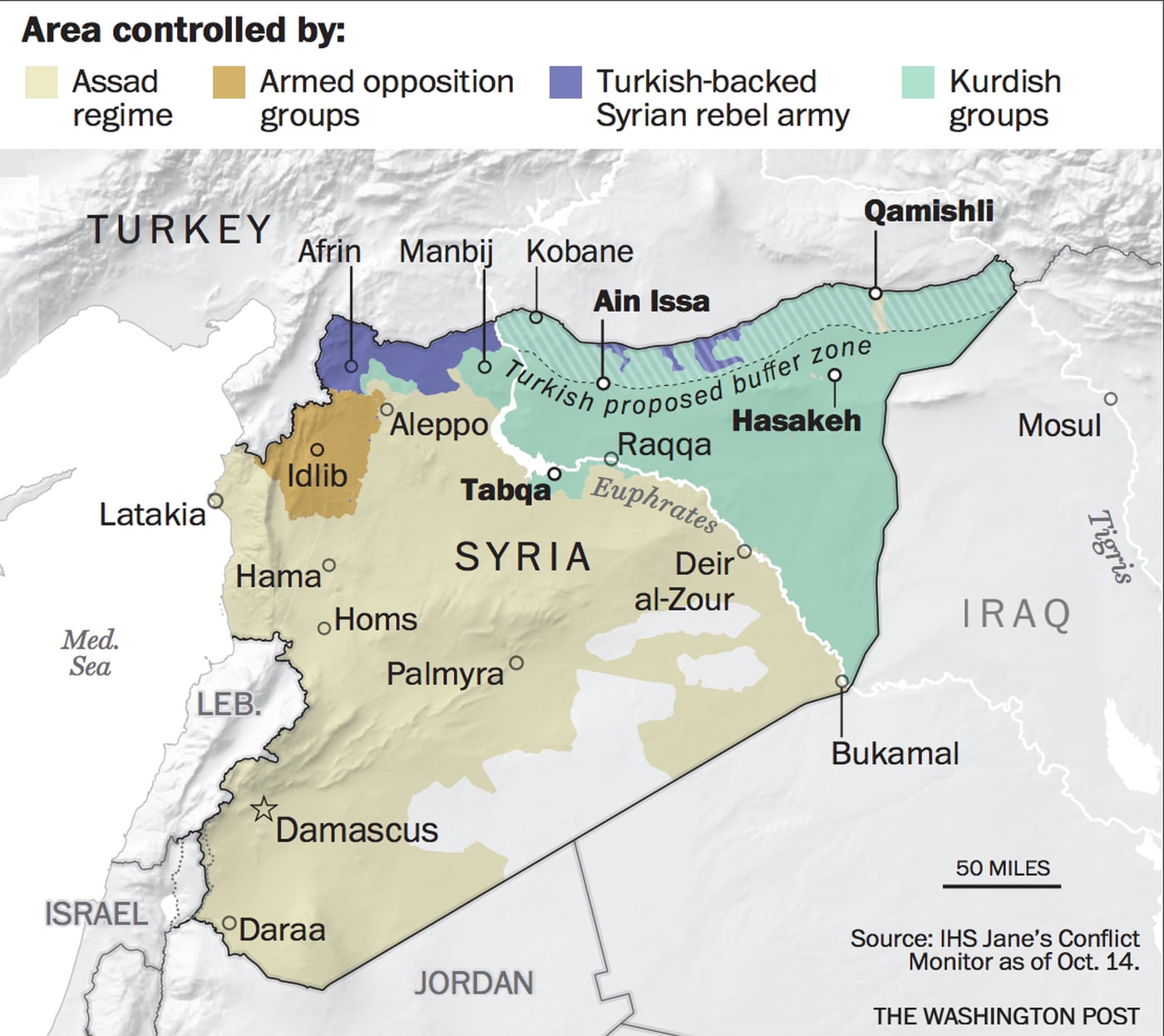 Syrian troops enter key towns in northeast under deal with Kurds