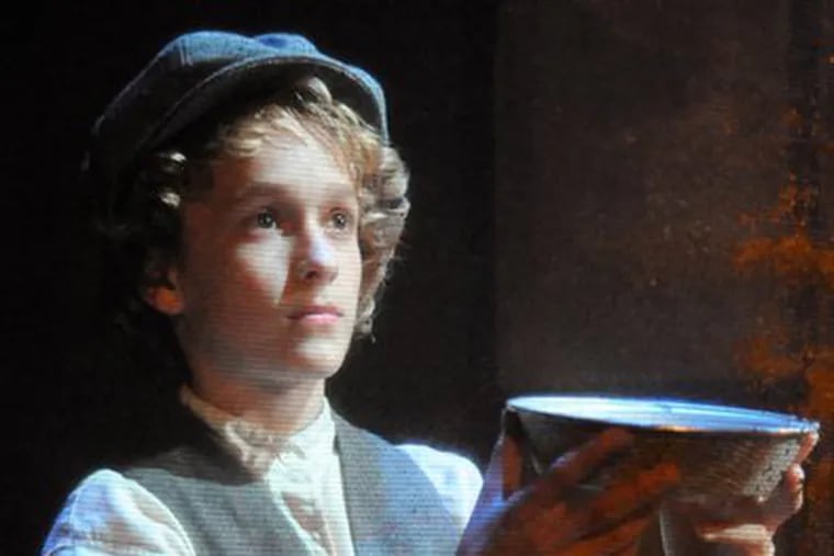 &quot;Please sir, may I have some more?&quot; Tovi Wayne plays Oliver in the musical adapted from Dickens.