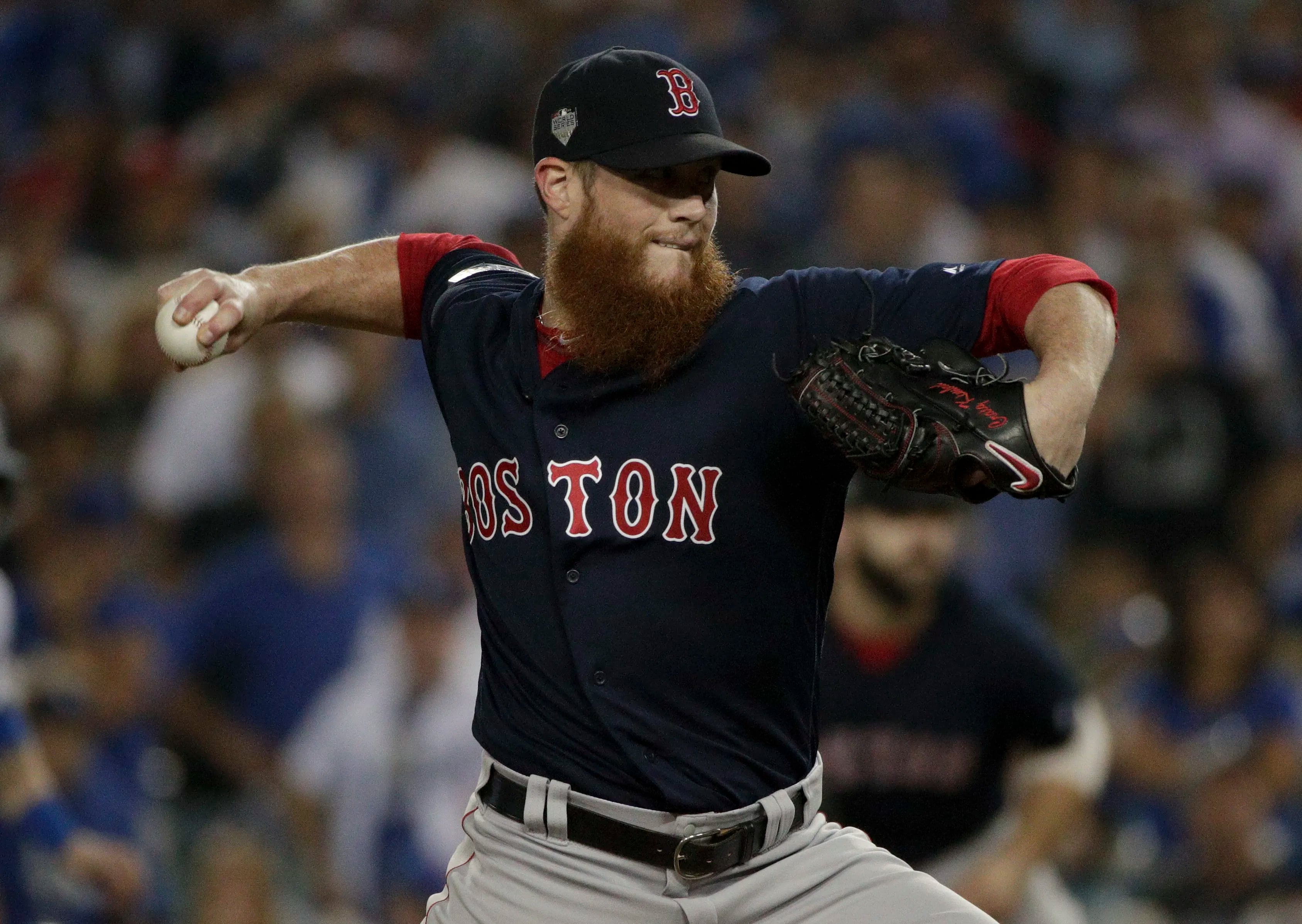 How one Red Sox pitcher decided to show his support for Craig Kimbrel's  infant daughter
