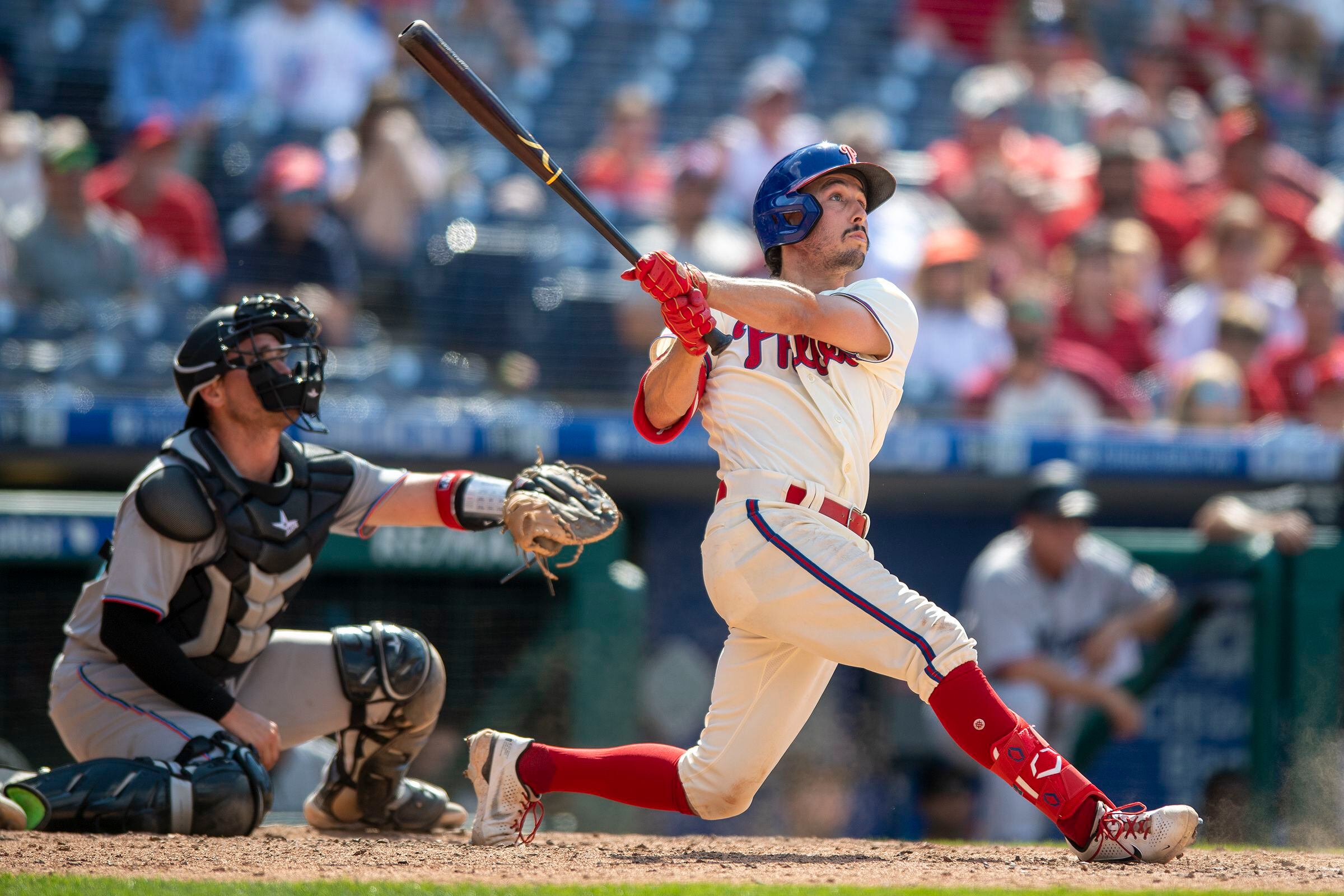 Phillies come back from 5 down, stun Astros in 10th inning to win