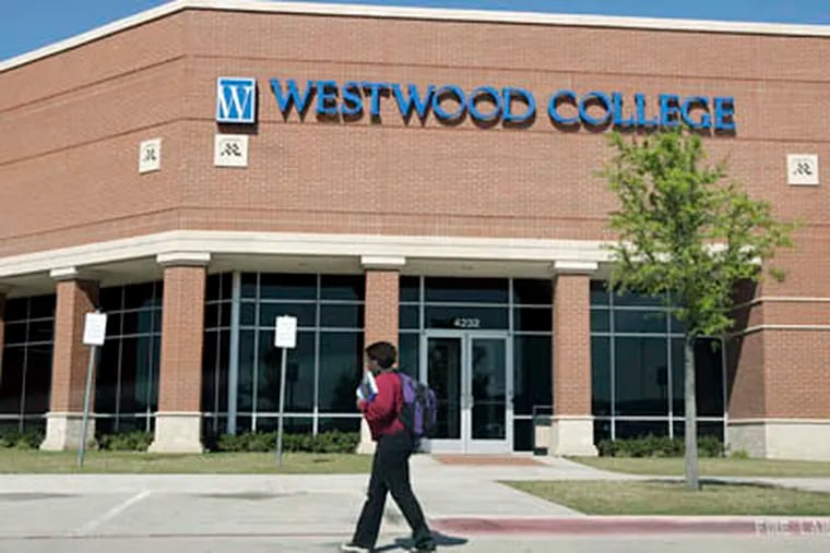 Westwood College in Fort Worth, Texas, and two other Texas campuses must pay $7 million to resolve False Claims Act allegations. (Joyce Marshall / Fort Worth Star-Telegram / MCT)