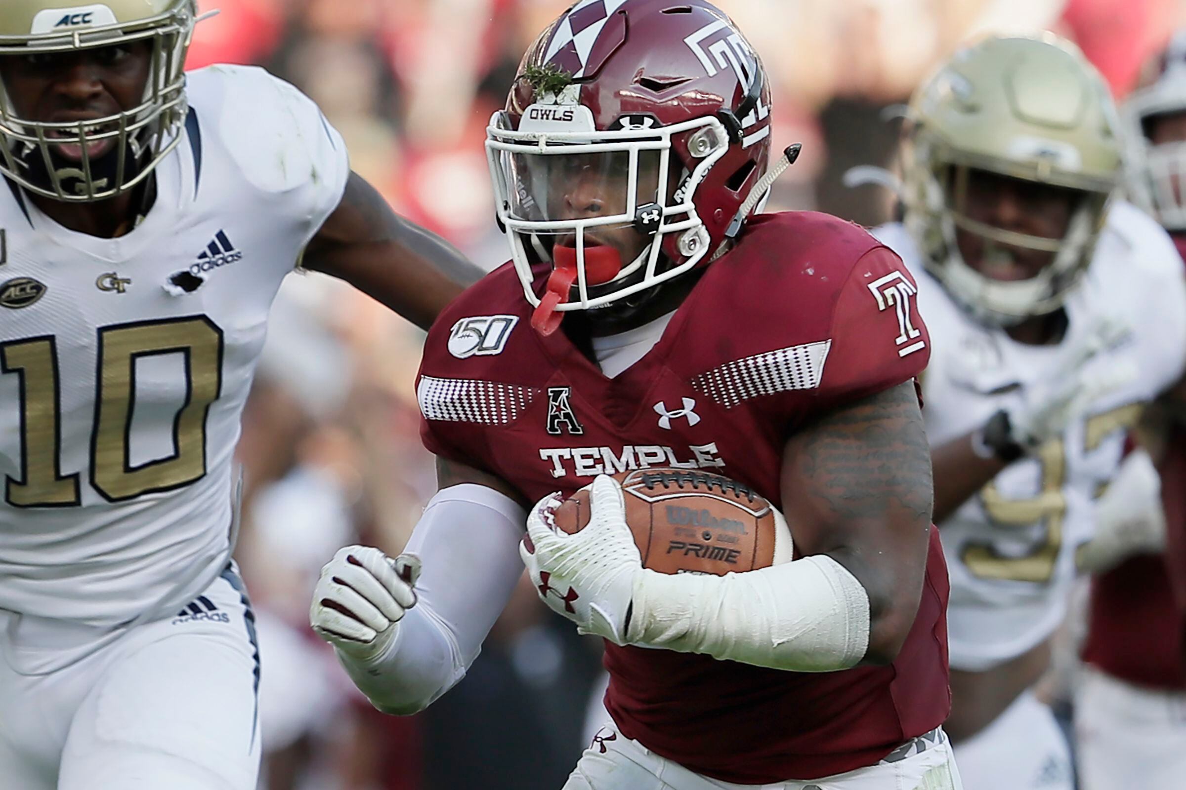 Philadelphia, Pennsylvania, USA. 28th Sep, 2019. Temple Owls