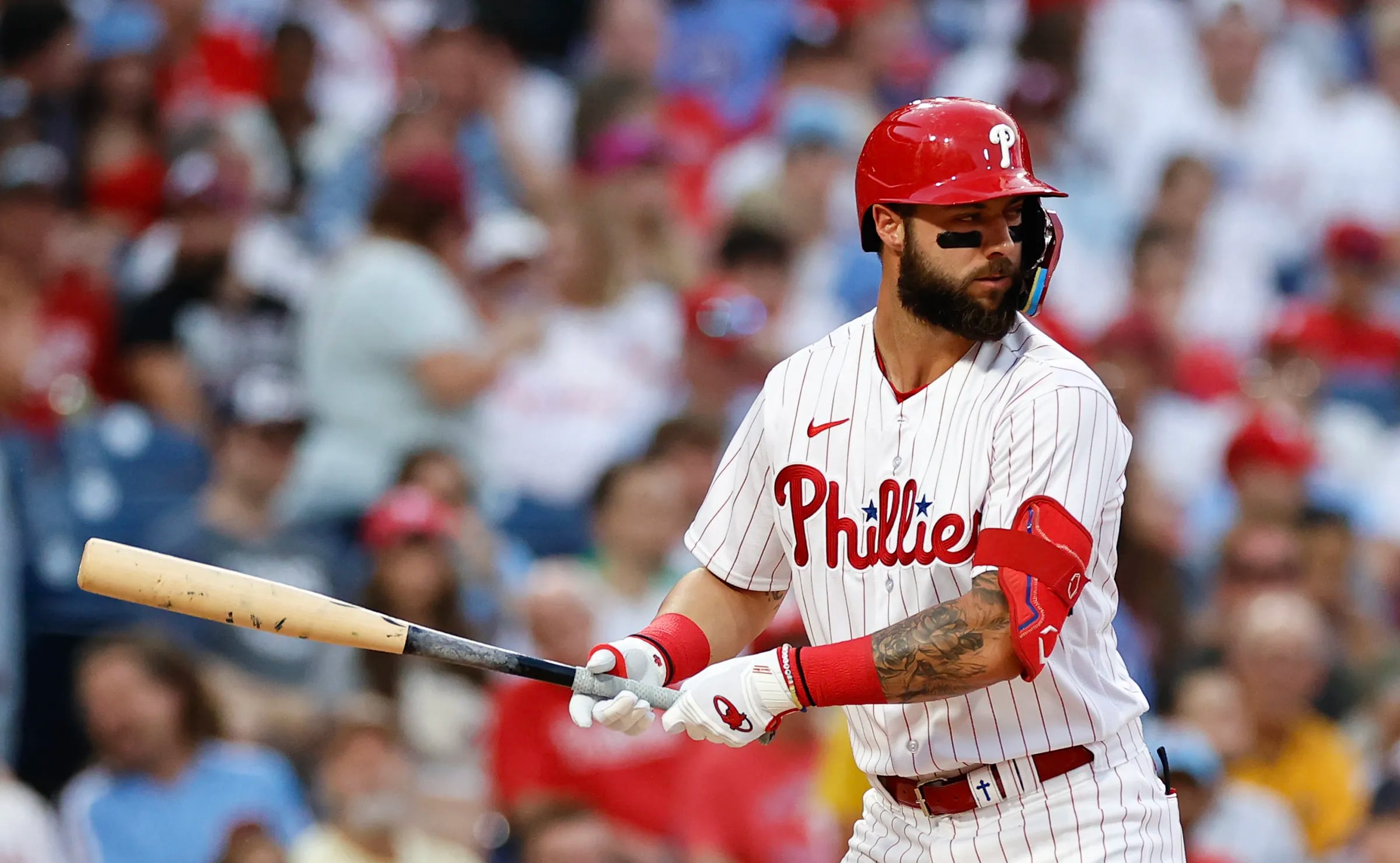 Weston Wilson homers in first Phillies at-bat, years in the minors