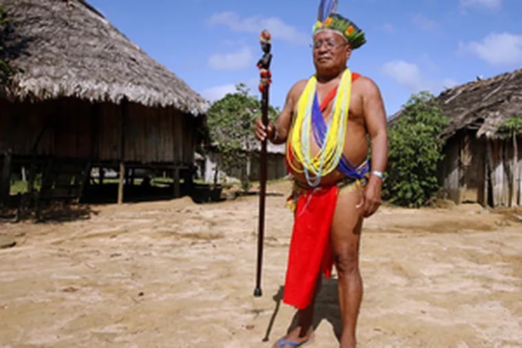 After hearing of the threat of global warming, Granman (Leader) Alalaparoe of Kwamalasamutu, a village in the Amazonian rain forest, told environmentalists,&quot;You come to me with this new idea, this carbon issue. This sounds good to me.&quot;