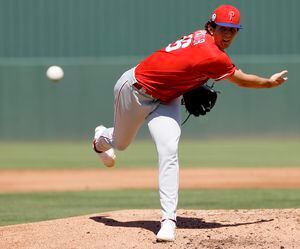 Phils pitcher throwing without trouble, forgoes MRI