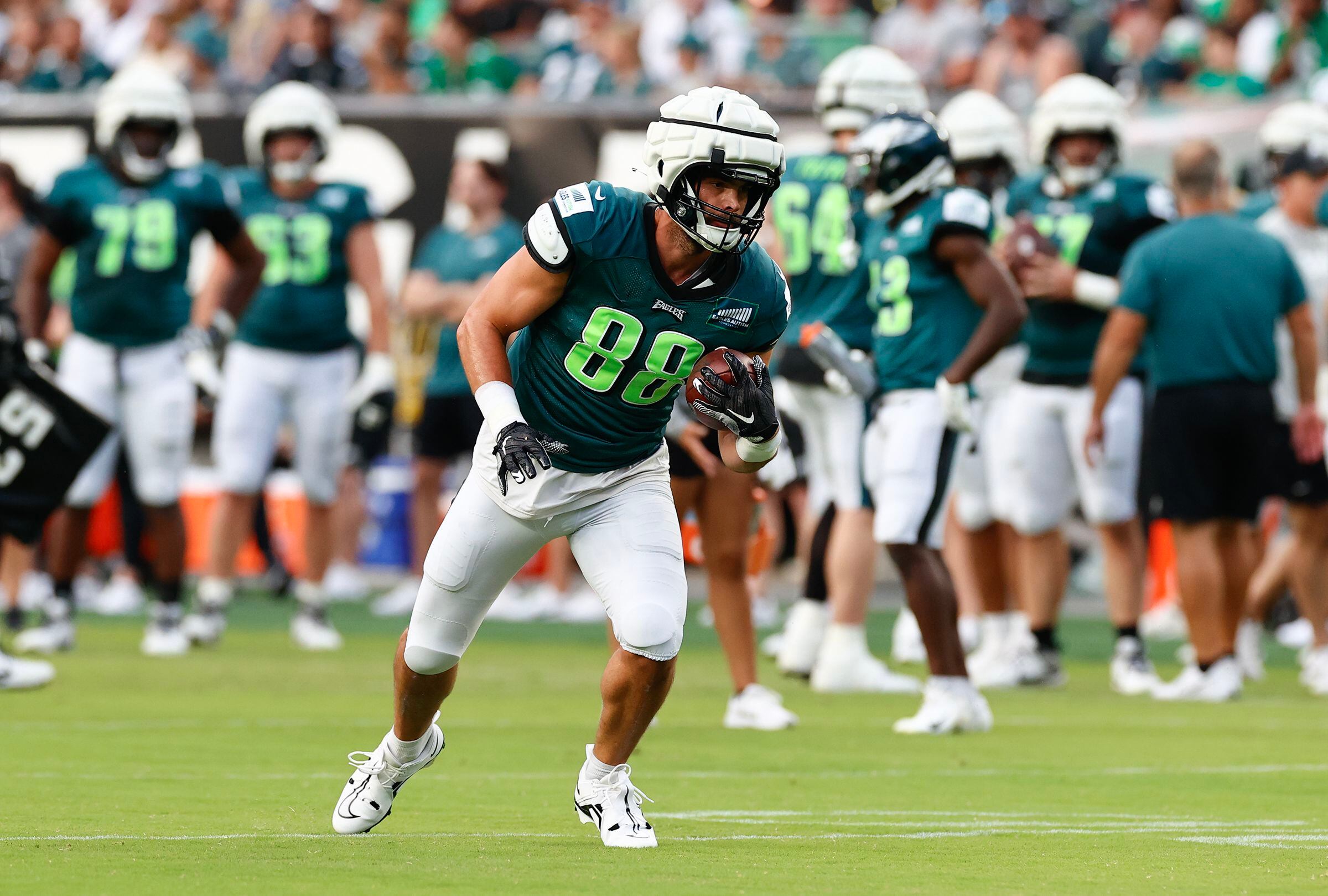 It's a chess game' as Brandon Graham and Lane Johnson duel and improve in  Eagles camp