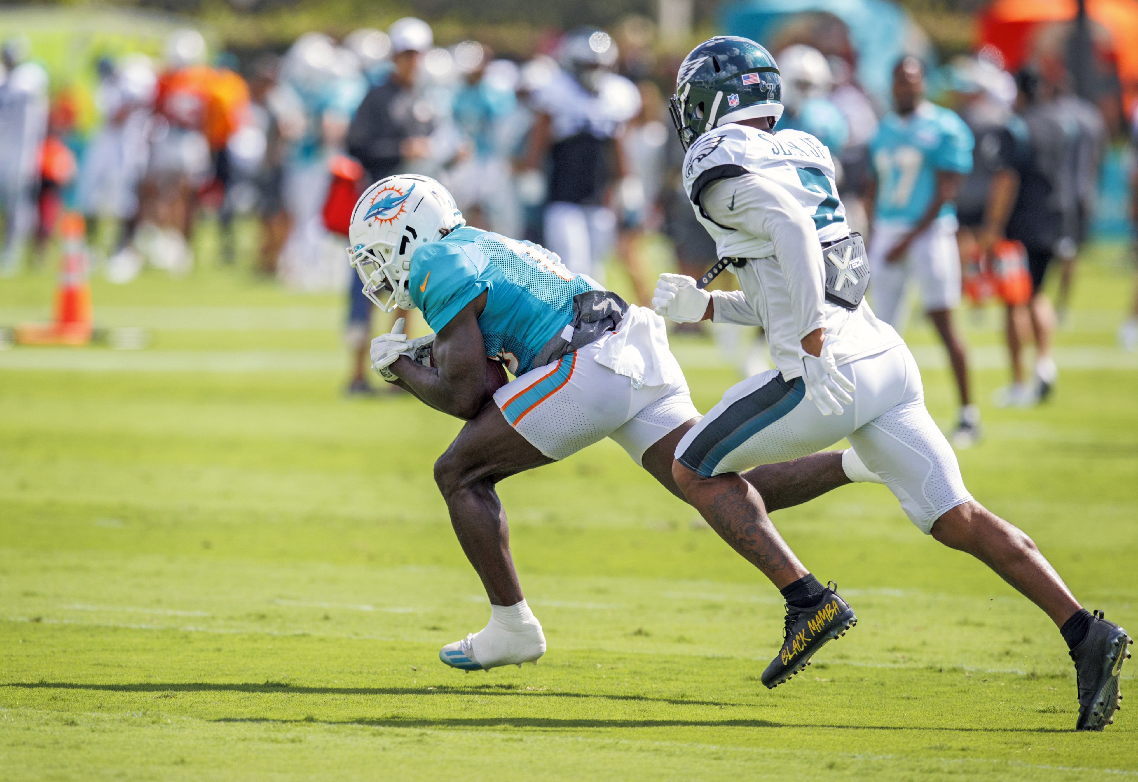 The Dolphins knew they had to bounce back on day two of joint practices  with the Falcons