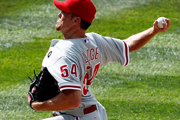 Phillies Notebook: Lidge returns to familiar role, at least for one game