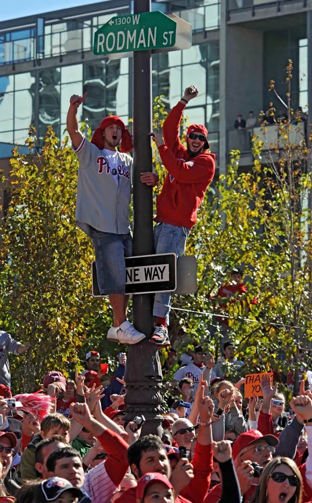 2008 World Series Champions Philadelpia Phillies Parade through