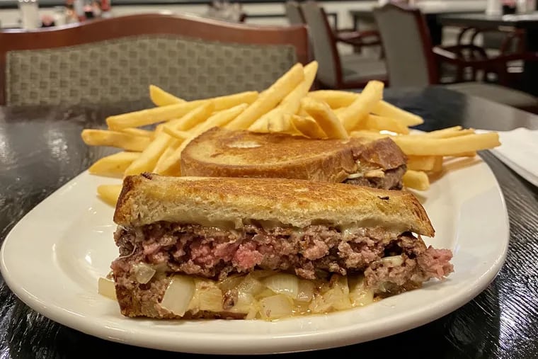 Patty melt with fries at Chestnut Diner, 1614 Chestnut St. With a cup of soup, it's $7.99.