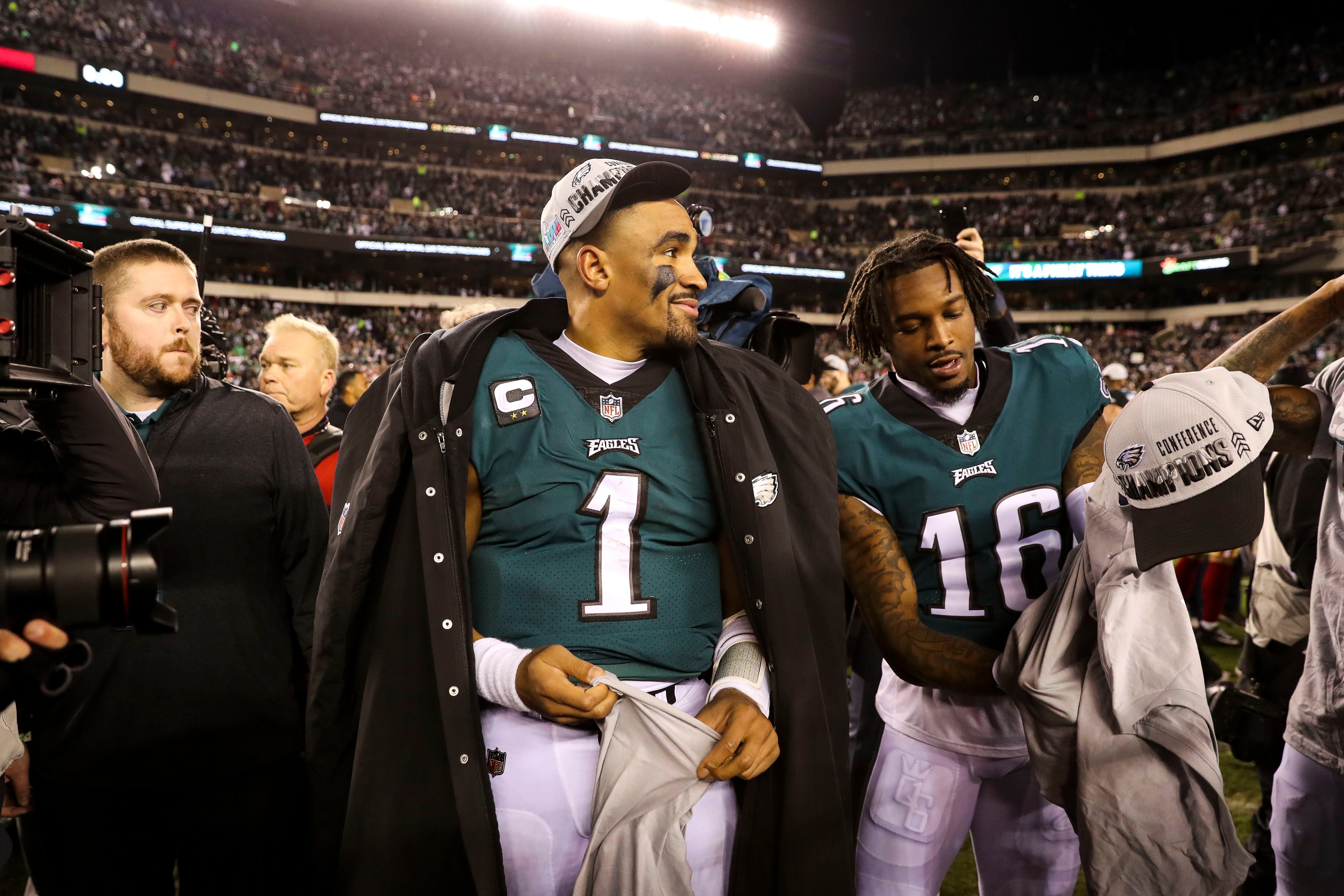 Eagles physically beat 49ers Philly-style, 31-7, to reach Super Bowl LVII