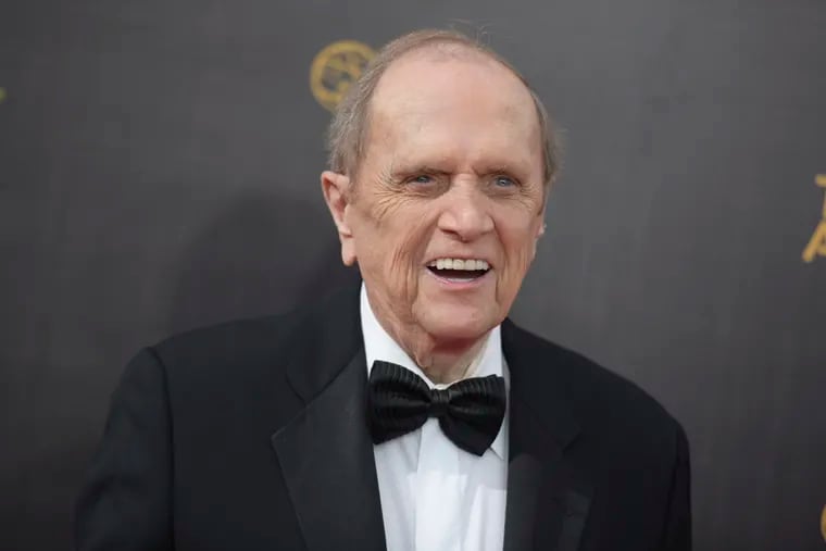 Bob Newhart appears at the Creative Arts Emmy Awards in Los Angeles in 2016.