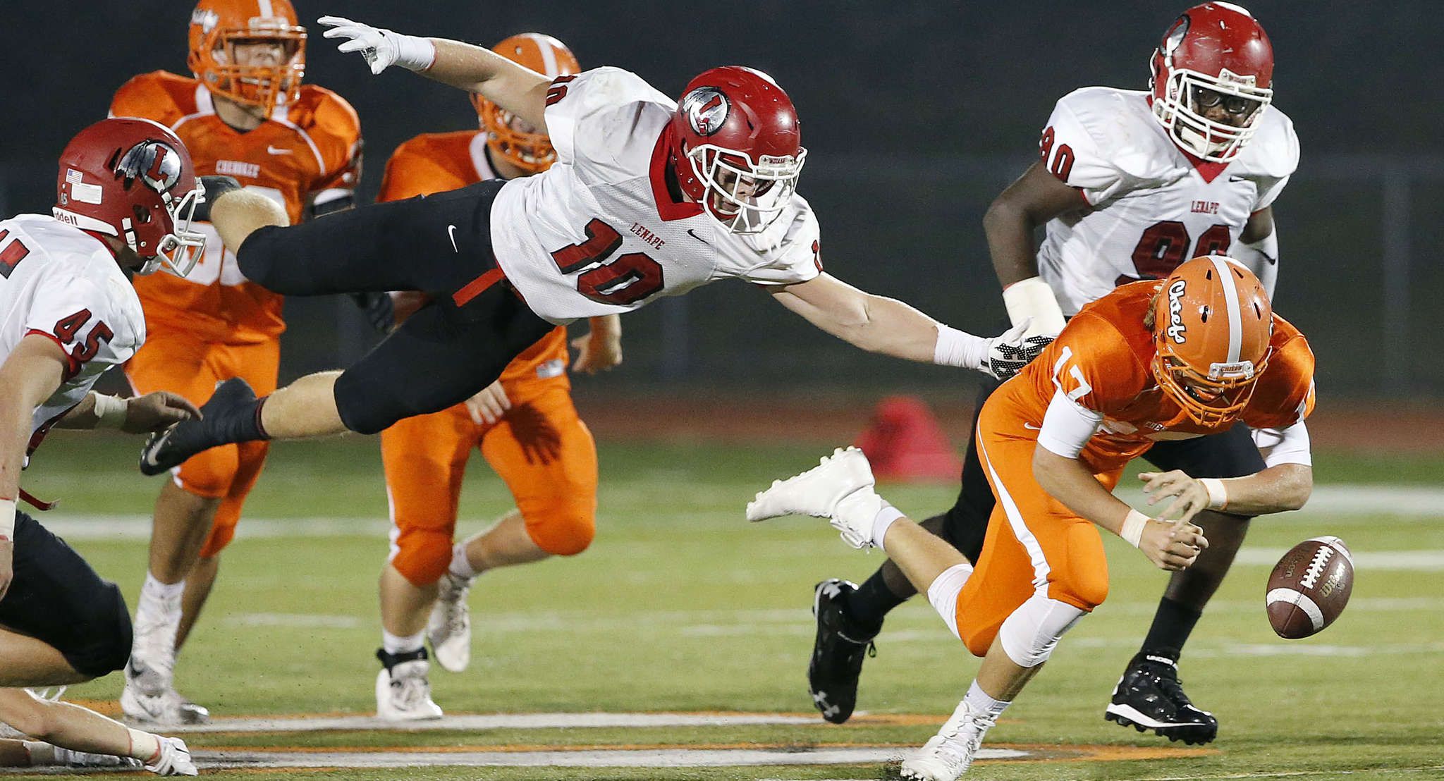 PHOTOS: Cherokee beats Seneca, 42-7, in football – Trentonian