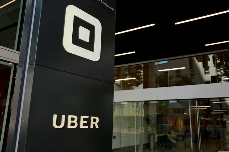 FILE photo shows the building that houses the headquarters of Uber, in San Francisco. (AP Photo/Eric Risberg, File)