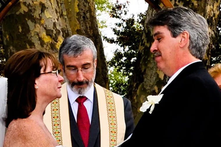 Sheila Kerrigan and Christopher Strack were married October 23, 2010 in North Wales. (K&S Wedding Videos & Photography)