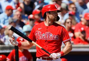 We call him our captain:' Bryce Harper reacts to Rhys Hoskins' knee injury