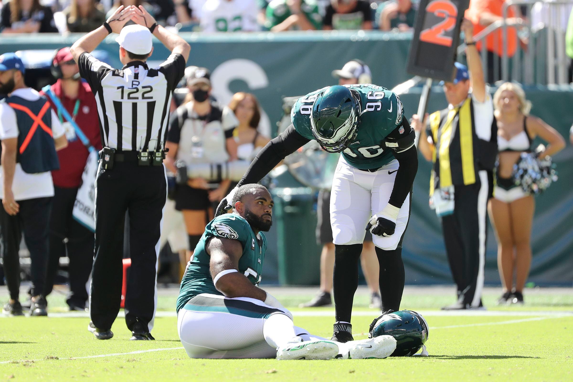 After a strong offseason, Josh Sweat looks ready to step up in