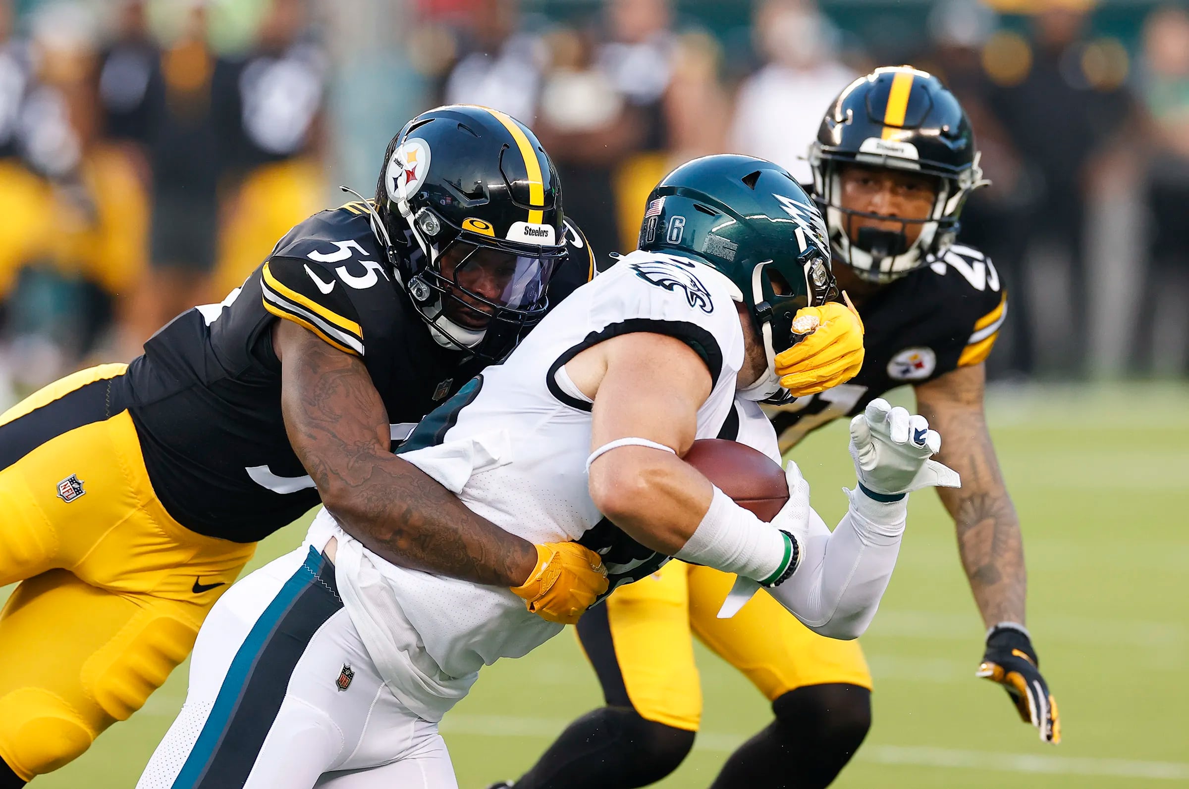 Photos from the Eagles Steelers preseason opener at the Linc.