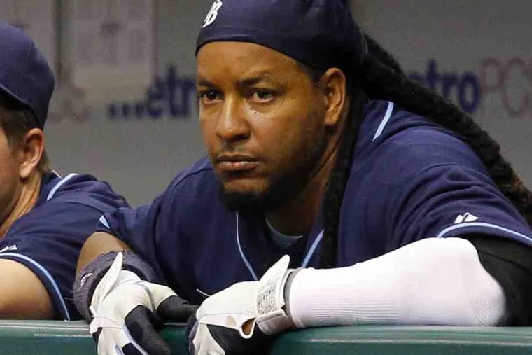 Manny Ramirez played with the Rays in 2011. (AP)